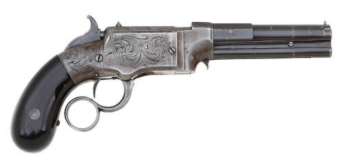 Fine Smith & Wesson No. 1 Lever Action Repeating Pistol