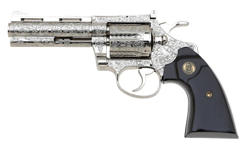 Wonderful Factory Class D Engraved Colt Diamondback Double Action Revolver