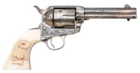 Rare & Desirable Documented New Mexico Shipped & Factory Engraved Colt Frontier Six Shooter Revolver