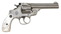 Fine Silver-Finished Smith & Wesson 38 Perfected Model Revolver