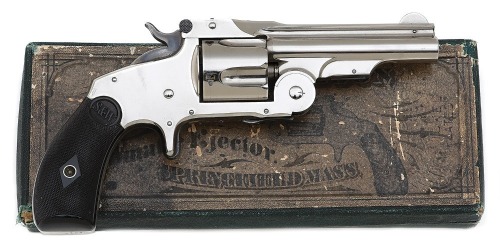 Excellent Smith & Wesson First Model 38 Single Action Revolver with Box