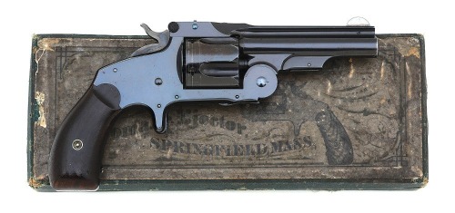 Fine Smith & Wesson First Model 38 Single Action Revolver with Box