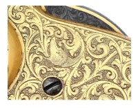 Exceptional Gustave Young Engraved Deluxe Gold Gilt & Cased Smith & Wesson No. 1 Second Issue Revolver - 3