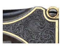 Exceptional Gustave Young Engraved Deluxe Gold Gilt & Cased Smith & Wesson No. 1 Second Issue Revolver - 4