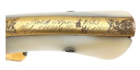 Exceptional Gustave Young Engraved Deluxe Gold Gilt & Cased Smith & Wesson No. 1 Second Issue Revolver - 7