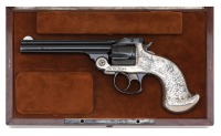 Astounding Cased & Deluxe Tiffany & Co. Embellished Smith & Wesson 38 Double Action Revolver Belonging to Rough Rider Corporal Erickson N. Nichols