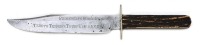 Extremely Rare & Very Fine Rough Rider Bowie Knife & Medal Ensemble Belonging to Corporal Erickson N. Nichols