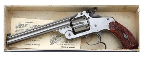 Fine Smith & Wesson New Model No. 3 Target Revolver with Box