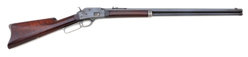 Important and Fine Experimental L.L. Hepburn Designed Lever Action Sporting Rifle by Remington