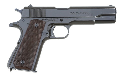 Scarce U.S. Model 1911A1 &ldquo;Commercial Swartz Safety Delete&rdquo; Semi-Auto Pistol by Colt
