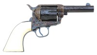 Handsome Custom Antique Colt Single Action Army Sheriff's Model Revolver - 2