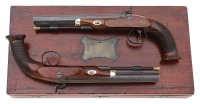 Fine Pair of Percussion Pistols by W. Adams - 2