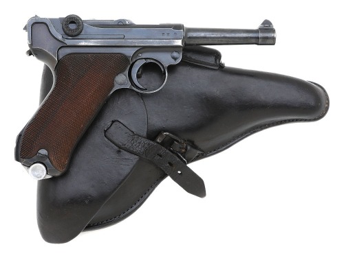 German P.08 Luger S/42 Pistol by Mauser