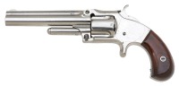 Wonderful & Extremely Rare Smith & Wesson No. 3 41 RF Single Action Pocket Revolver Likely Displayed at the 1867 Paris Exposition