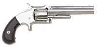 Wonderful & Extremely Rare Smith & Wesson No. 3 41 RF Single Action Pocket Revolver Likely Displayed at the 1867 Paris Exposition - 2