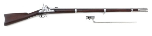 Scarce U.S. Model 1858 Cadet Rifle-Musket with Rare Correct Bayonet by Springfield Armory