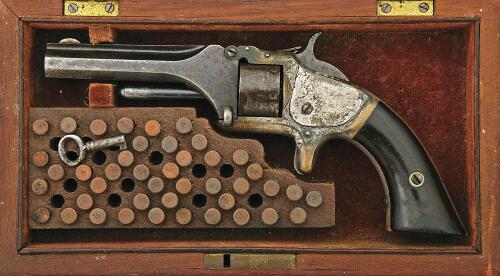 Smith & Wesson No. 1 Revolver Belonging to Pennsylvania Industrialist Robert H. Sayre with Woodrow Wilson Connection