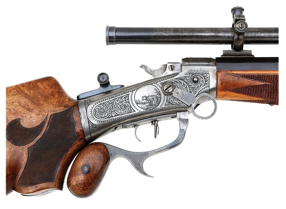 The Famous C.W. Rowland Pope Ballard Muzzleloading Schuetzen Rifle