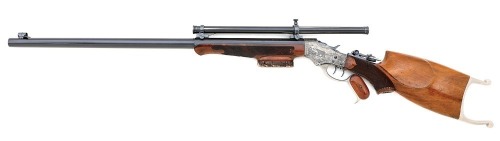 The Wm. A. Tewes Stevens Ideal No. 54 Schuetzen Special Two-Barrel Set ...