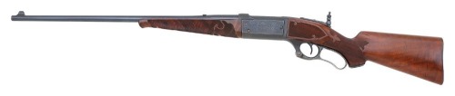 Interesting & Very Fine Factory Engraved Deluxe Savage Model 1899 Lever Action Rifle