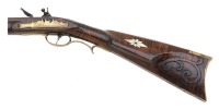 Attractive Contemporary Fullstock Flintlock Rifle by N.R. Huff - 2