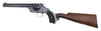 Attractive Smith & Wesson New Model No. 3 Revolver with Shoulder Stock - 2