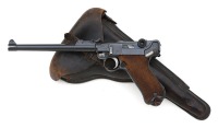 German Lp.08 Artillery Luger Pistol by DWM with holster and Stock