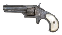Rare Etched and Silverplated Remington-Smoot New Model No. 1 Revolver