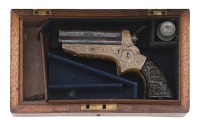 Cased & Engraved Tipping & Lawden Model 1A Pepperbox Pistol Retailed by E.M. Reilly & Co. - 2