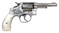 Smith & Wesson Factory Engraved First Model 38 Hand Ejector Revolver