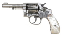 Smith & Wesson Factory Engraved First Model 38 Hand Ejector Revolver - 2