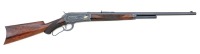 Wonderful Custom Engraved & Gold-Inlaid Winchester Model 1886 Deluxe Lever Action Rifle in Rare 38-70 WCF - 2