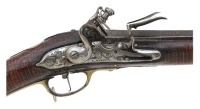 Rare Double Lock Superimposed Charge Fullstock Flintlock Sporting Musket by T. Wallis - 3
