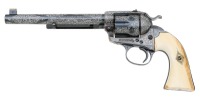 Lovely Engraved Colt Bisley Flattop Target Model Revolver by Grover T. Polsgrove - 3