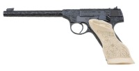 Engraved Colt Woodsman Semi-Auto Pistol - 3