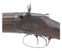 Interesting Charles Jones Patent Waterproof Lock Percussion Double Hammergun - 2