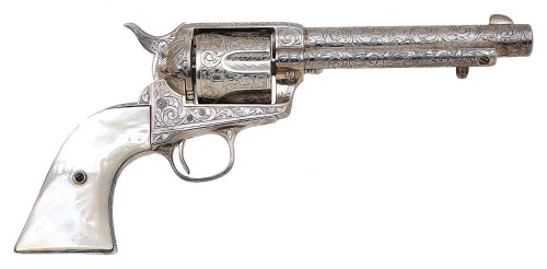 Custom Engraved Colt Single Action Army Revolver
