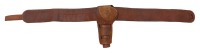 Elegantly Carved Mexican Double Loop Holster and Money Belt Rig by H.H. Heiser of Denver Colorado - 3