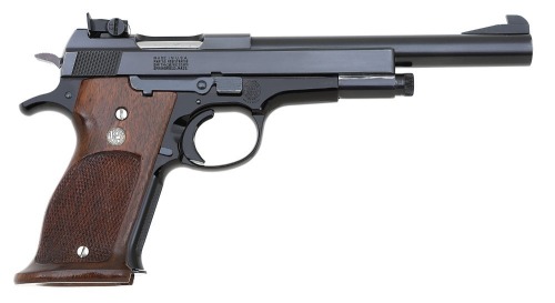 Interesting Smith & Wesson Experimental 38 Mid-Range Semi-Auto Target Pistol