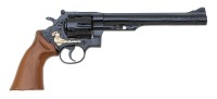 Excellent Engraved High Standard 50th Anniversary Revolver with Single Digit Serial Number