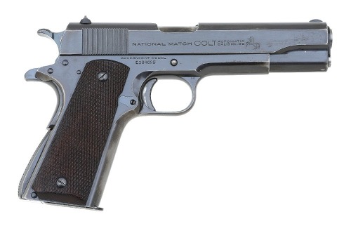 Colt Government Model Prewar National Match Semi-Auto Pistol