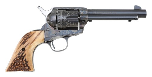 Custom Engraved Colt Single Action Army Revolver