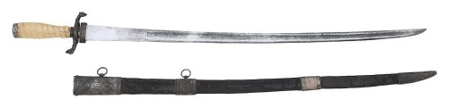 Early French Silver Mounted Hanger
