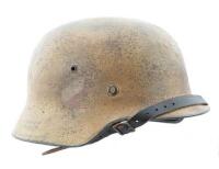 German M35 Luftwaffe Stahlhelm with Desert Camouflage Spray