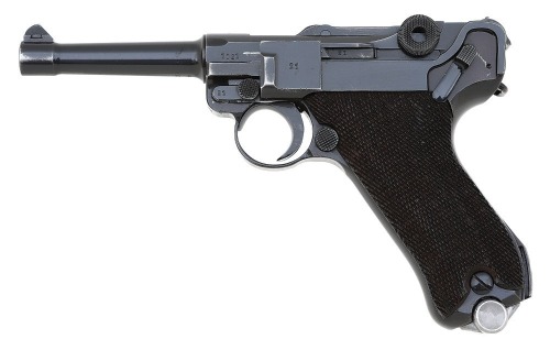 German P.08 Luger 42-coded Pistol by Mauser