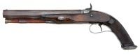 British Percussion Target Pistol by William Chance & Son