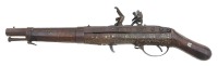 Interesting Hall Model 1819 Flintlock Rifle Cut Down To Pistol With Folky Inlays - 2