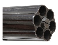Unusual British Large Bore Bar Hammer Percussion Pepperbox Pistol - 2