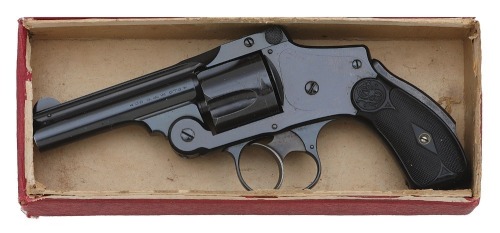 Smith & Wesson Fourth Model 38 Safety Hammerless Revolver with Box