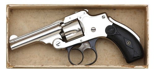 Smith & Wesson First Model 32 Safety Hammerless Revolver with Box